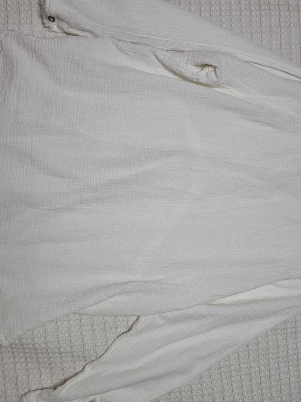 We The Free Ivory Textured Button-Down Tunic - Picture 8 of 11